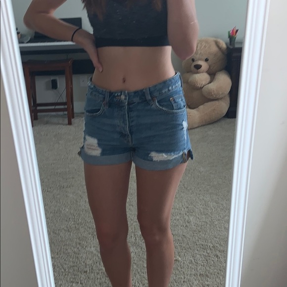 jean shorts - Picture 2 of 3